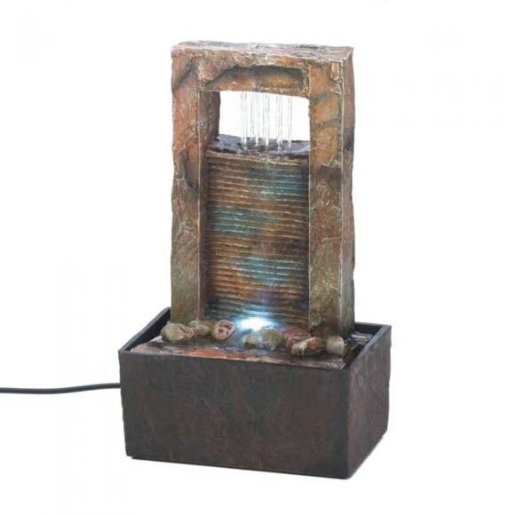 Other - CASCADING WATER TABLETOP FOUNTAIN